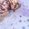 Lilac Mesh Iridescent Snowflake