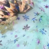 Mint Green Mesh Iridescent Snowflake